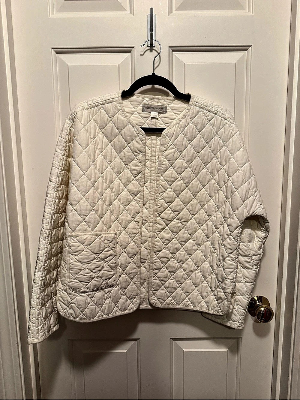 Outerknown honeycomb quilted coat